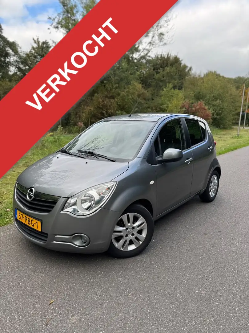 Opel Agila 1.2 Edition AUTOMAAT!! Grijs - 1