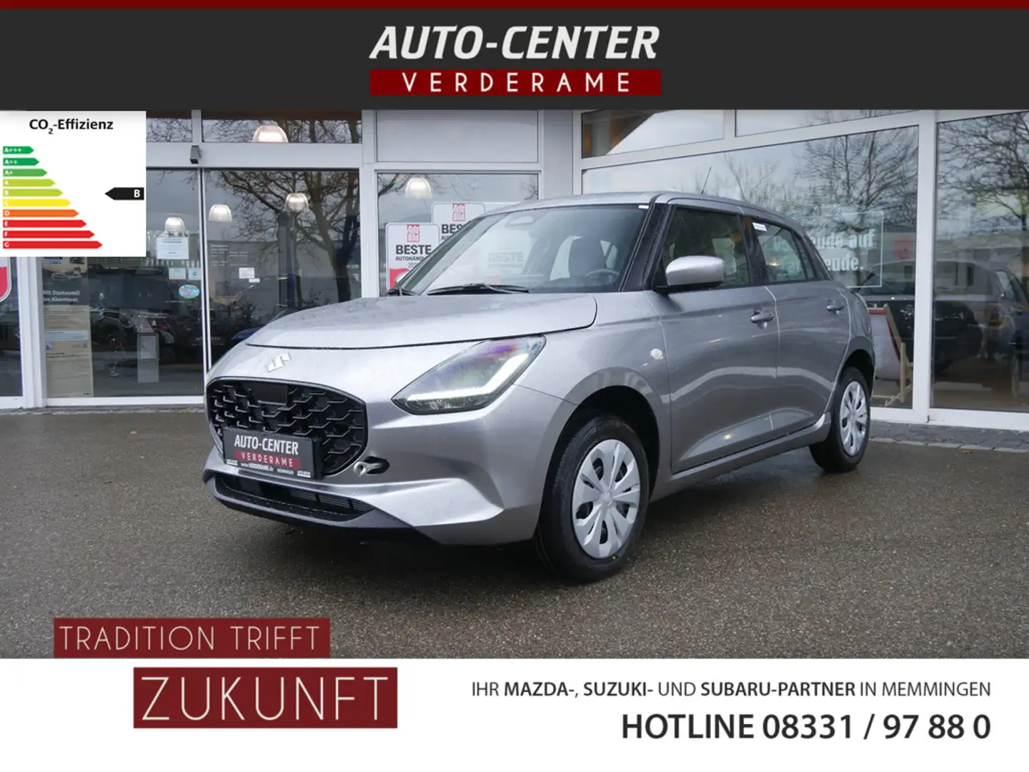 Suzuki Swift 1.2 Hybrid Allgrip Club NAVI ACC LED Argent - 1