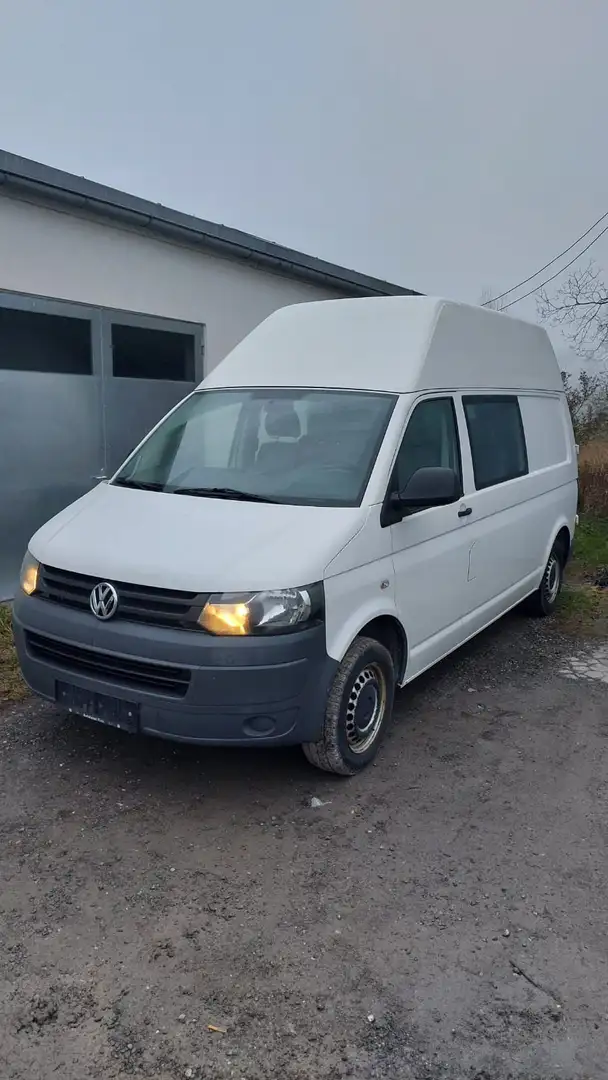 Volkswagen T5 Transporter Kombi-Hochdach lang 4Motion Weiß - 1