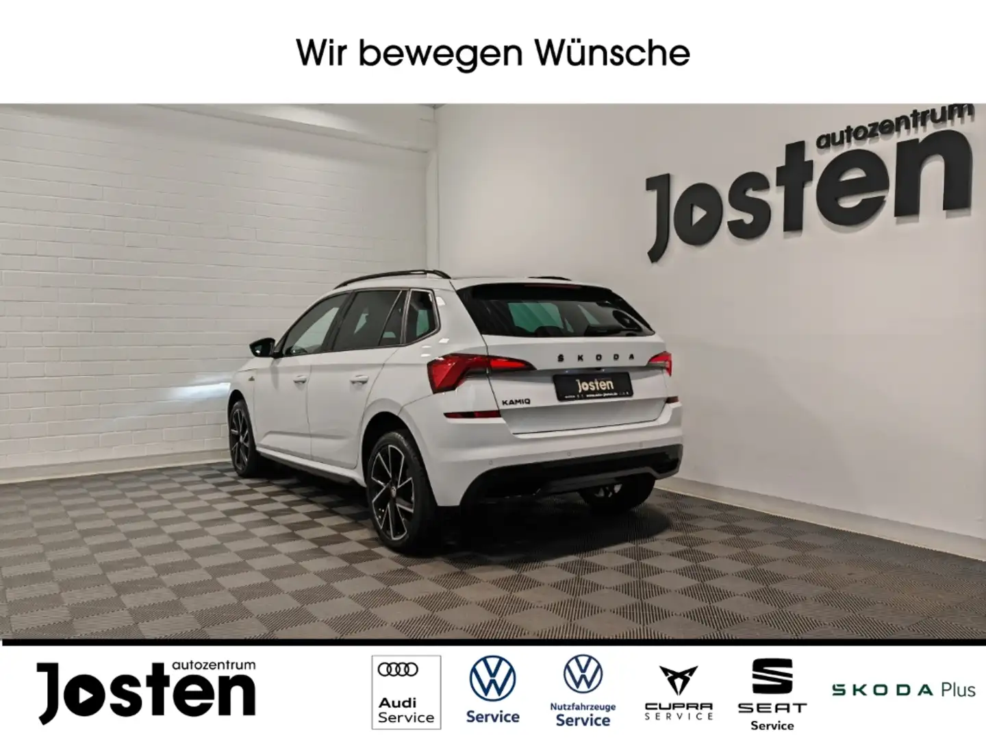 Skoda Kamiq Monte Carlo 1.5 TSI NAVI PDC ACC RFK LED VIRTUAL Weiß - 2