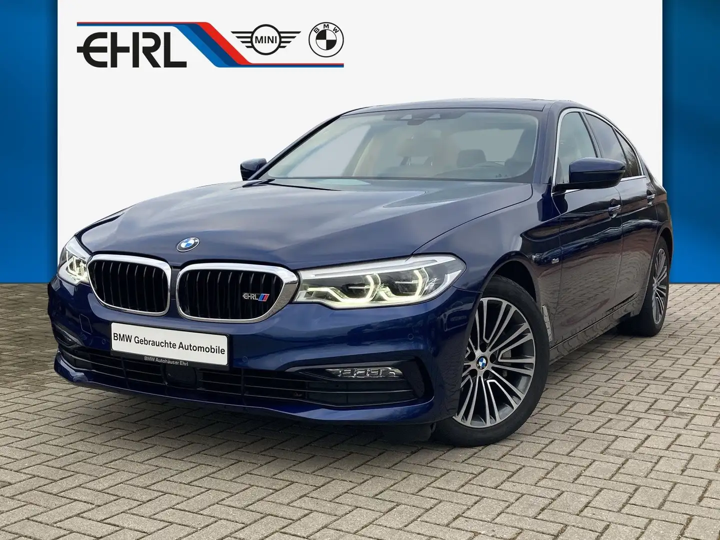 BMW 530 i A Sport Line Head-Up DAB LED WLAN GSD RFK Bleu - 1