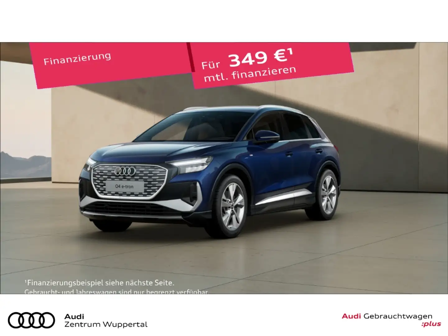 Audi Q4 e-tron 40 E-TRON S-LINE PDC VIRTUAL LED DAB BLUETOOTH Blau - 1