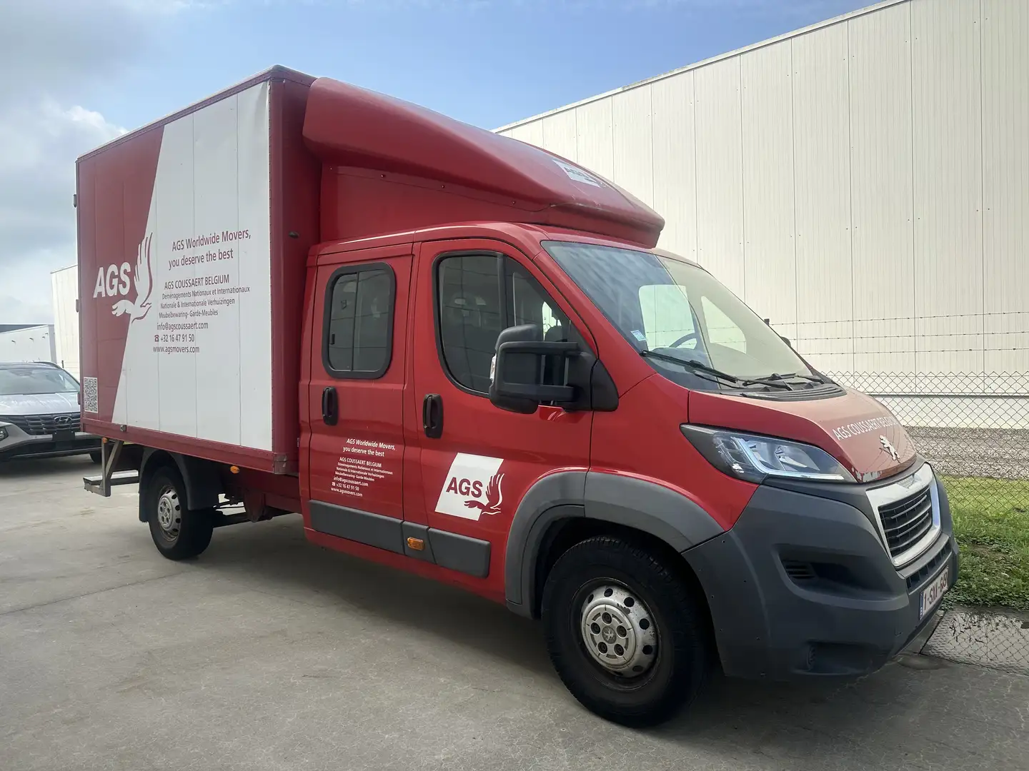 Peugeot Boxer 2.0 BlueHDi 163CV CAISSON 6 PLACES EXPORT 6000€ Rood - 1