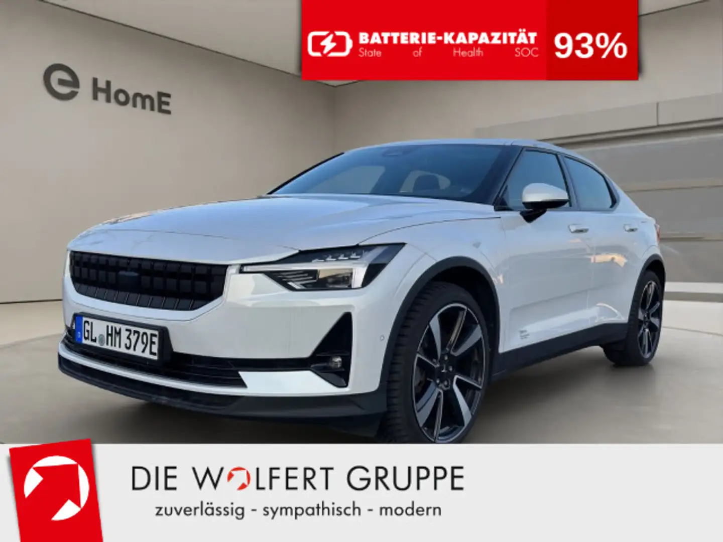 Polestar 2 Long Range Dual Motor+78 kWh+PLUS+PILOT+AHK Weiß - 1