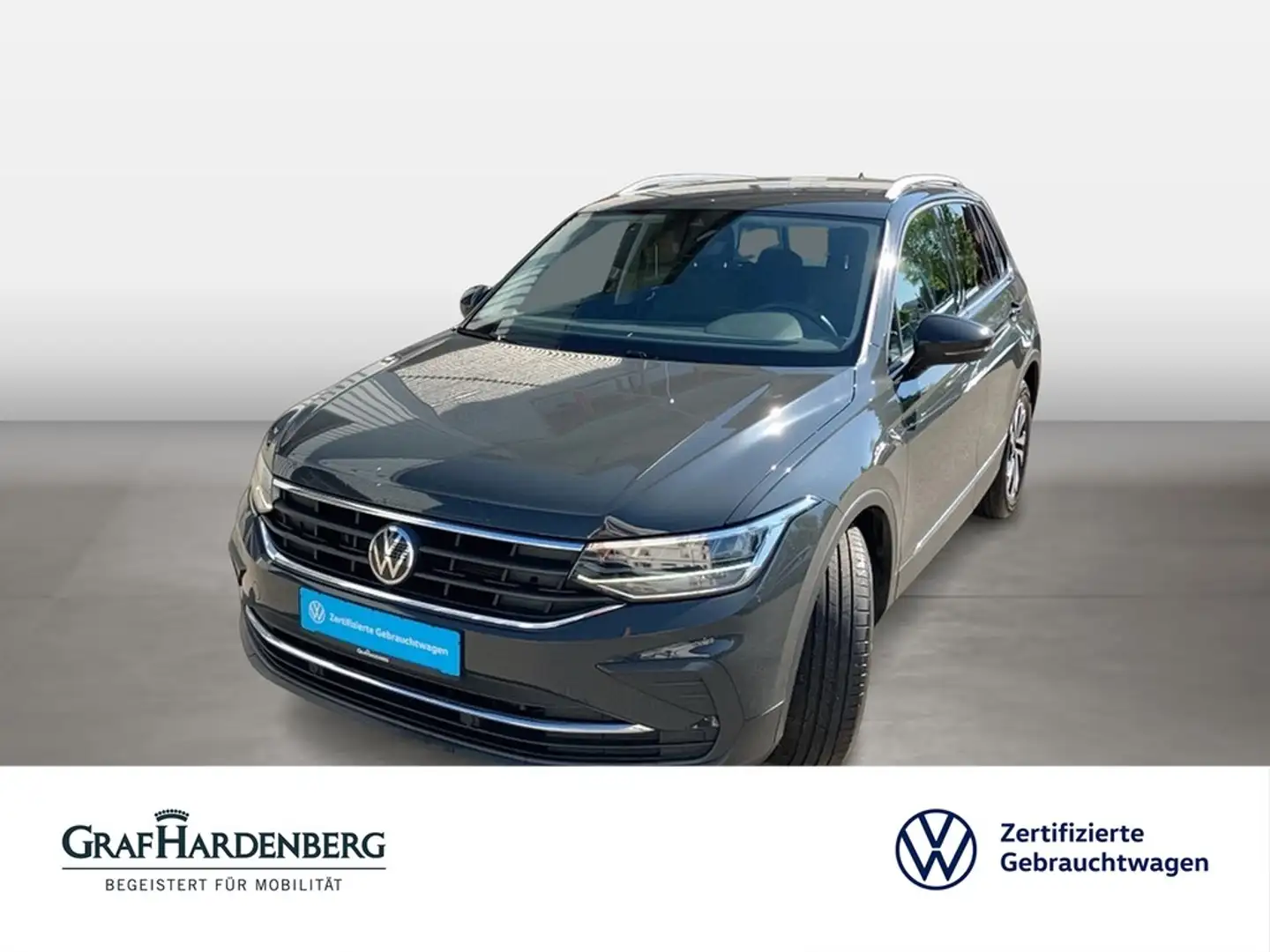 Volkswagen Tiguan Active 2.0 TDI DSG Navi AHK LED Grijs - 1
