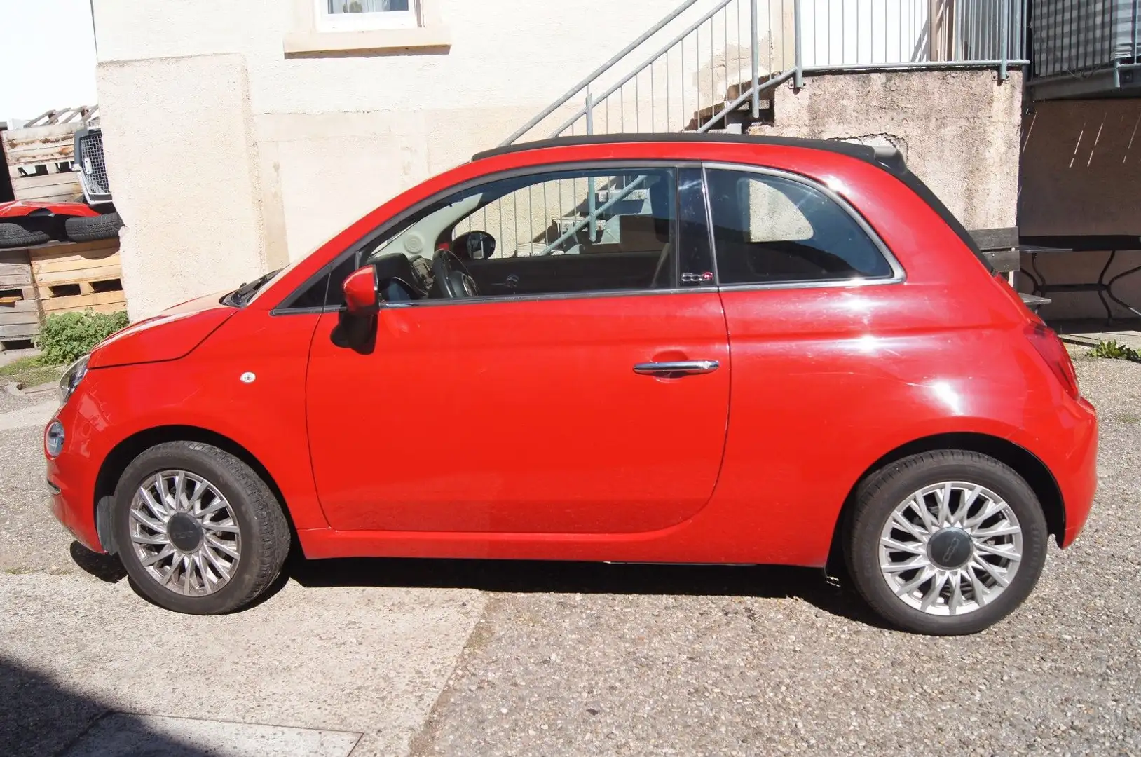 Fiat 500 Cabrio ,TÜV neu,Navi,Klimaautomatik - 1