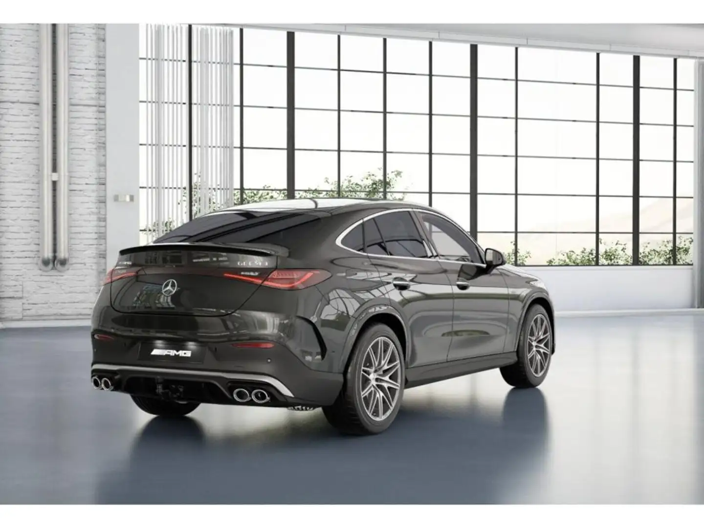 Mercedes-Benz GLC 43 AMG 4M Coupé Pano/Burm/AHK/Distr/Memo/20" Grau - 2