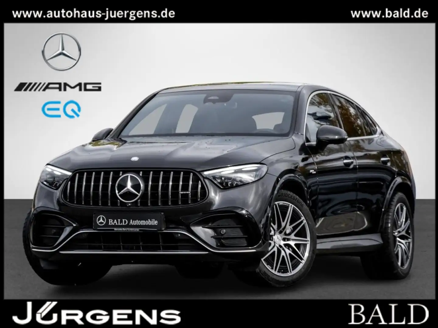 Mercedes-Benz GLC 43 AMG 4M Coupé Pano/Burm/AHK/Distr/Memo/20" Szürke - 1