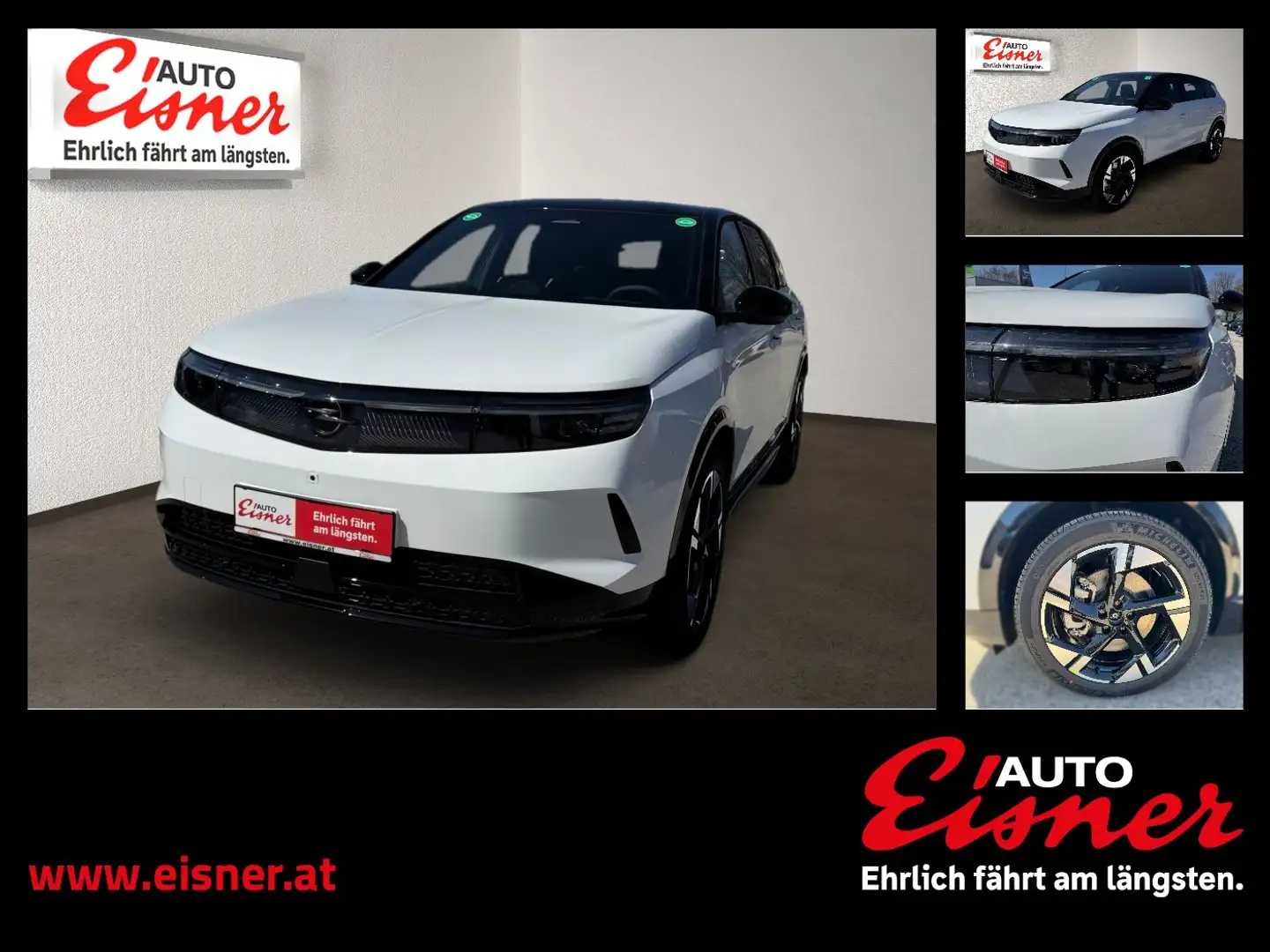 Opel Grandland GS E Panorama Dach , LEDER Perforiert Weiß - 1