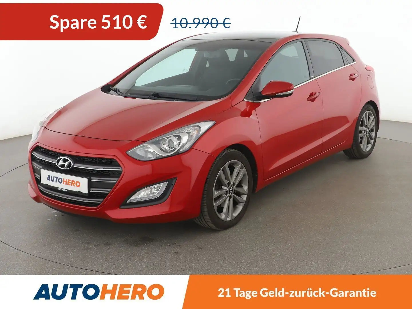 Hyundai i30 1.6 GDI Passion blue*NAVI*TEMPO*PDC*KLIMA*GARANTIE Rot - 1