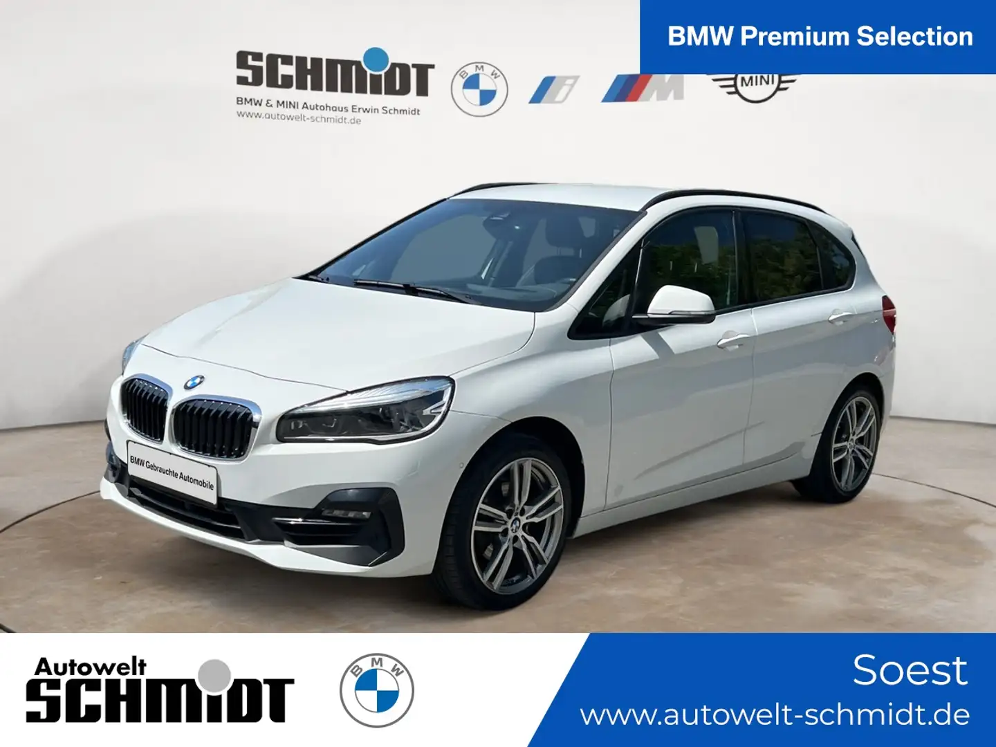 BMW 218 i Active Tourer Sport Line 2JahreBPS.GARANTIE Blanc - 1