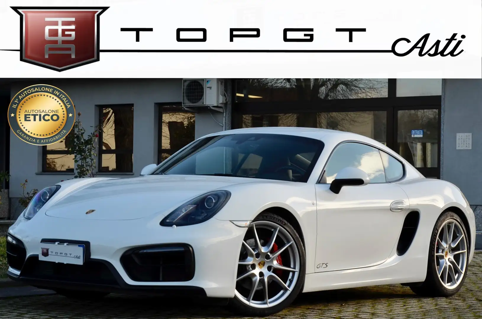 Porsche Cayman 981 3.4 GTS 340cv PDK, SERVICE PORSCHE, SCARICO Blanc - 1