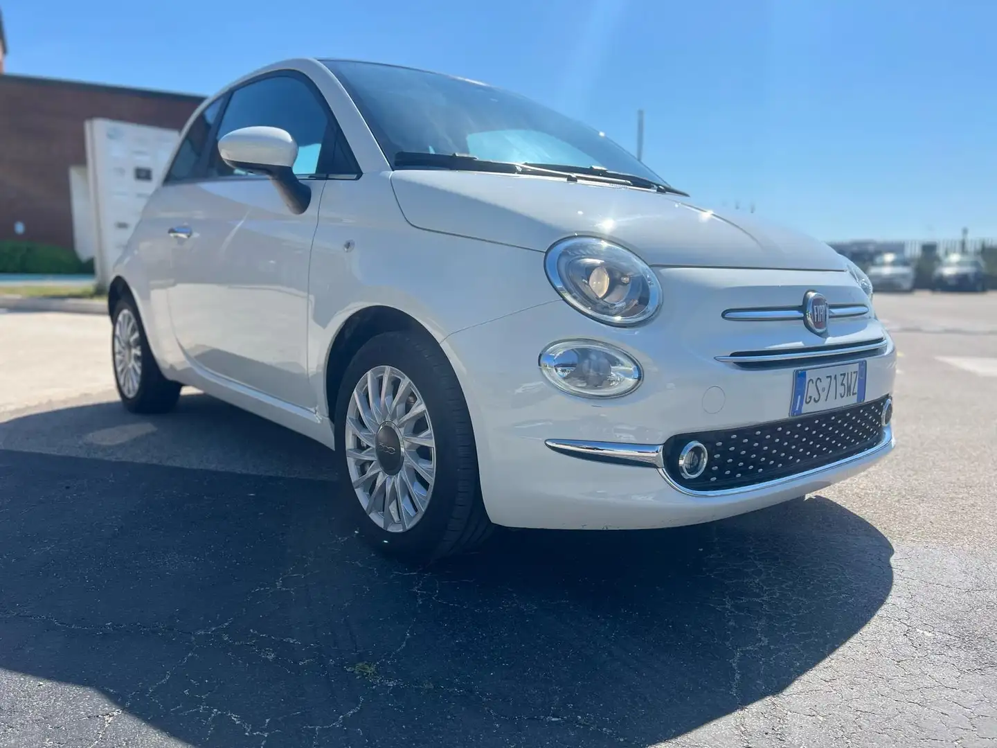 Fiat 500 1.0 hybrid Dolcevita 70cv Weiß - 2