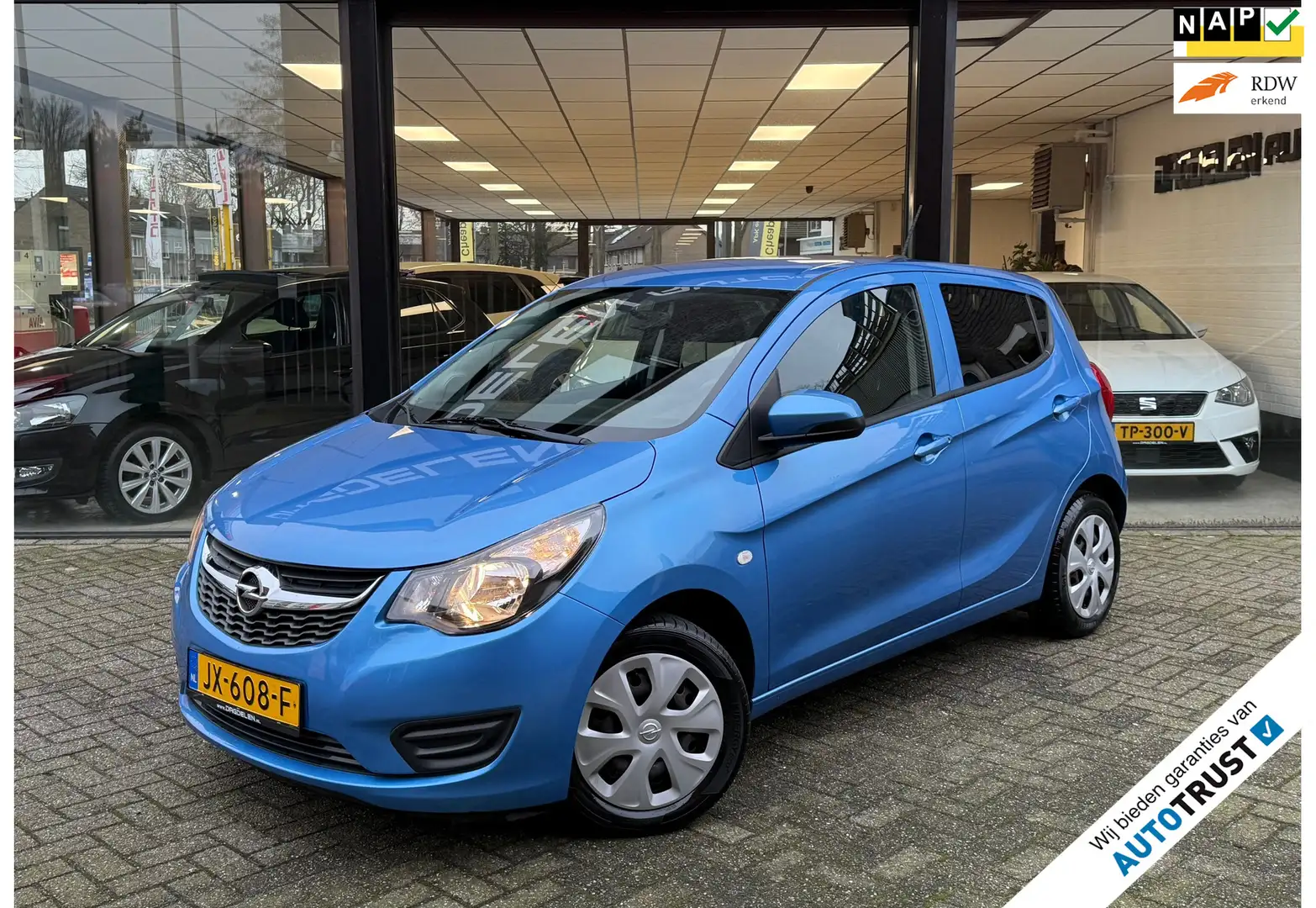 Opel Karl 1.0 AUTOMAAT | AIRCO | CRUISE | NAVI | CARPLAY | N Modrá - 1
