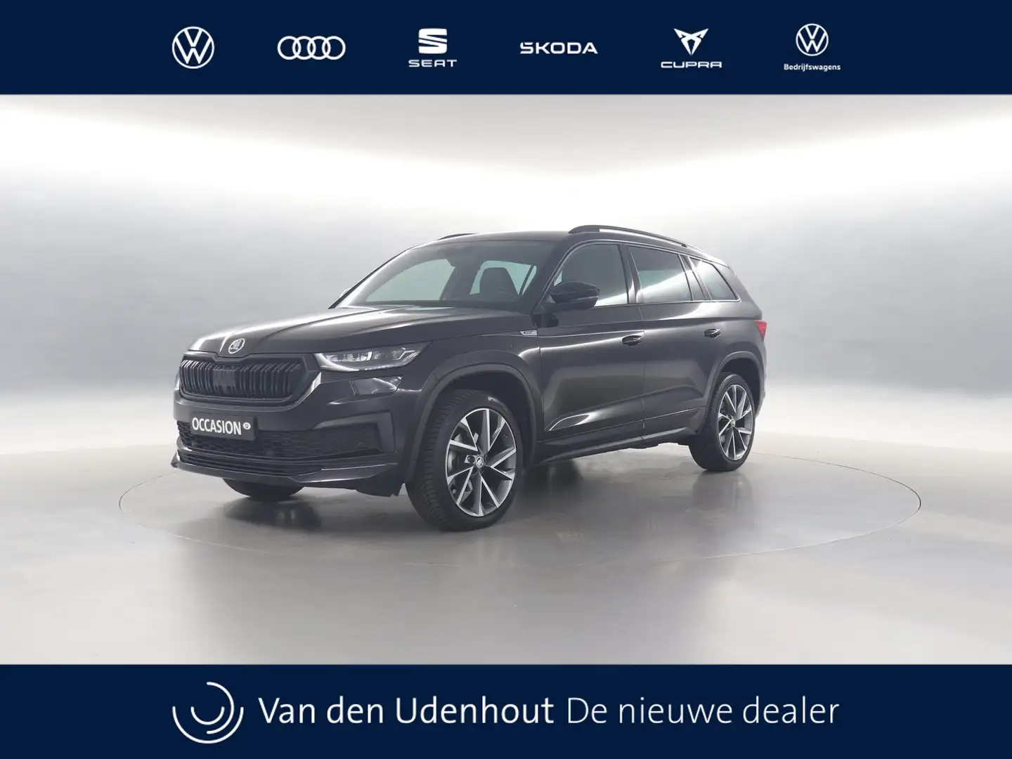 Skoda Kodiaq 1.5 TSI 150pk Automaat Sportline Business / 20 inc Zwart - 1