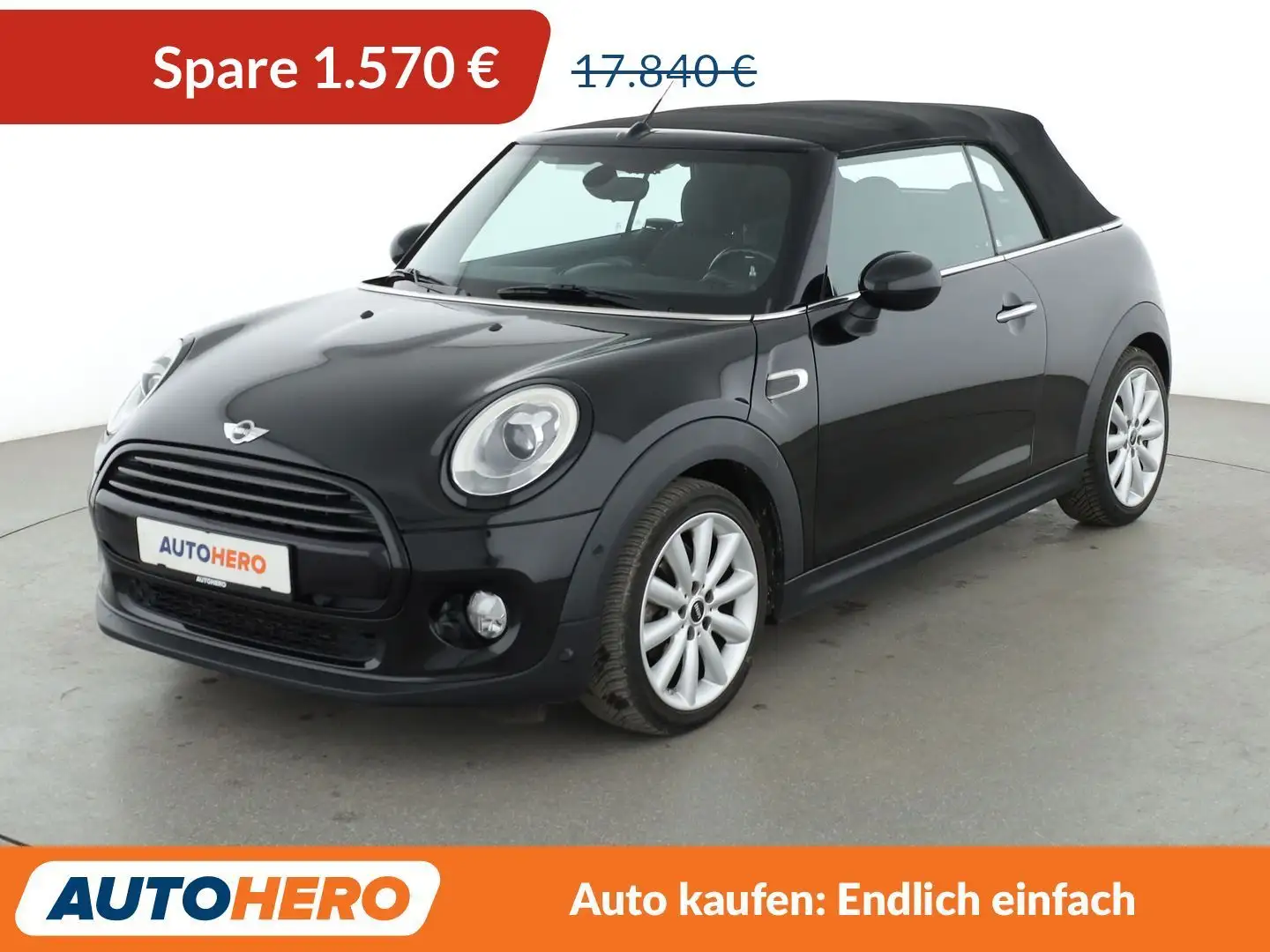 MINI Cooper Cabrio Cooper *NAVI*LED*TEMPO*PDC*SHZ* Schwarz - 1