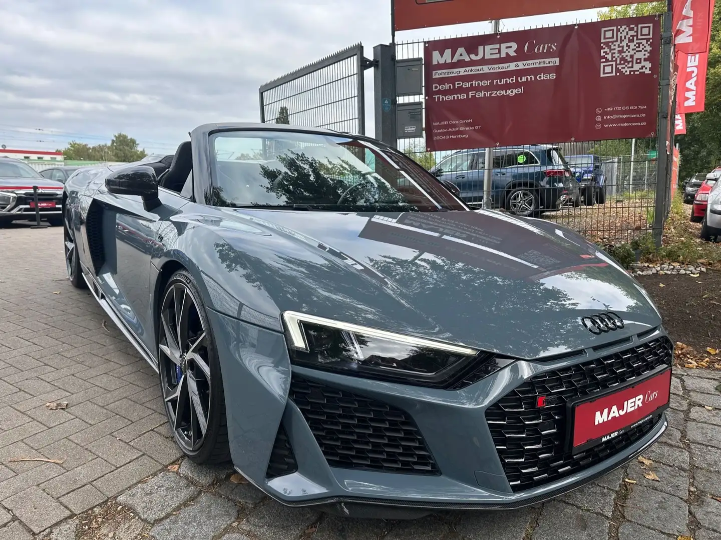 Audi R8 Spyder 5.2 quattro performance*CARBON*KERAMIK Grau - 1