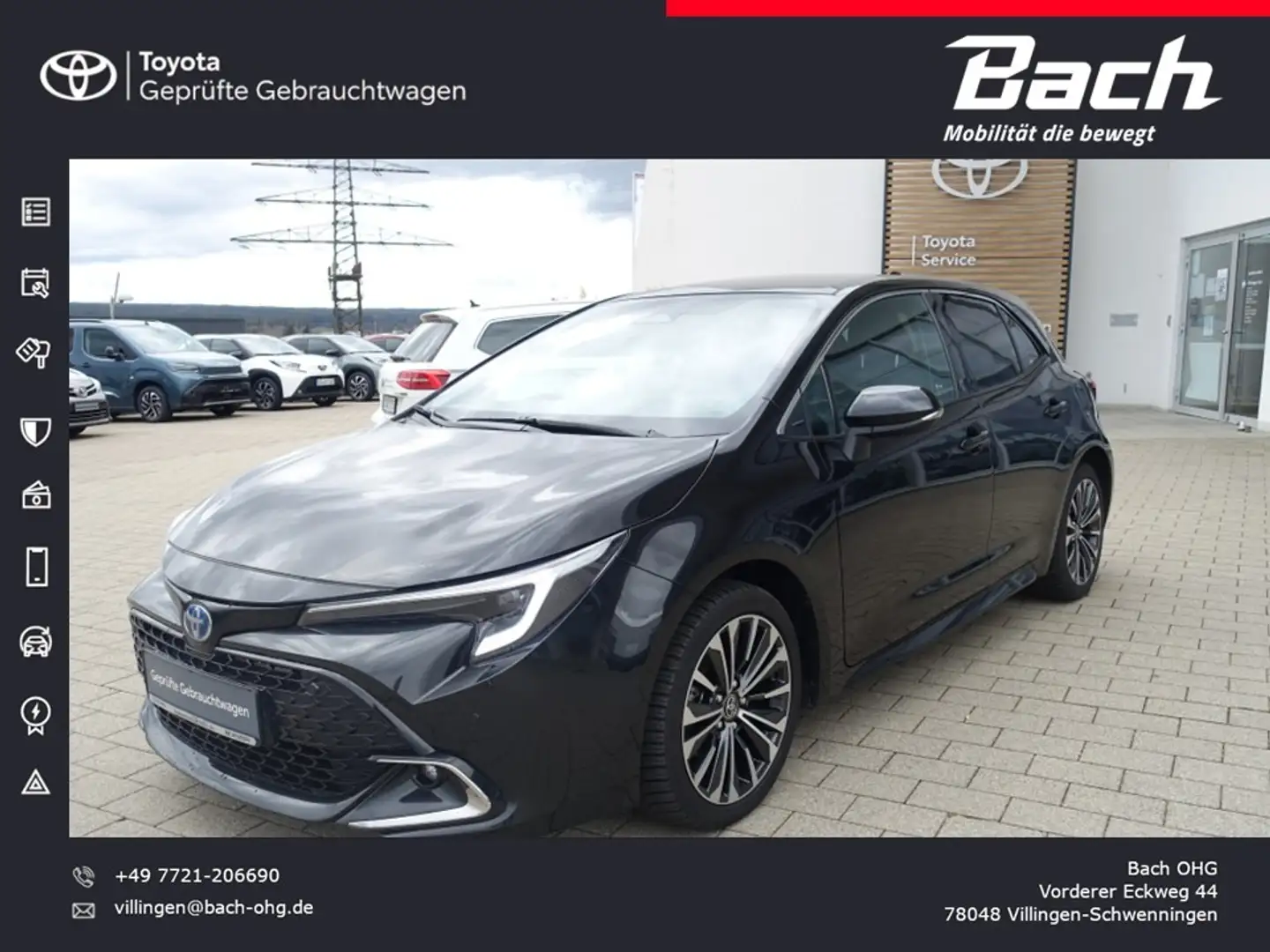 Toyota Corolla 1.8-l-Hybrid 5-Türer Team Deutschland Te Schwarz - 1