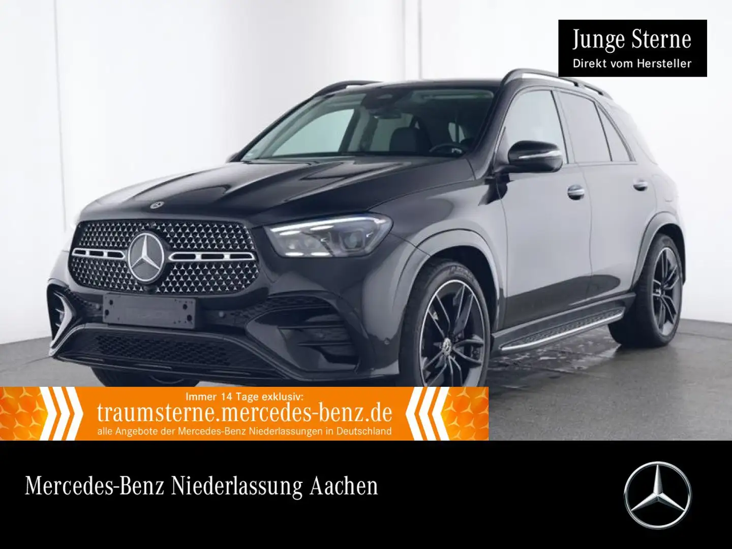 Mercedes-Benz GLE 400 e 4M AMG+NIGHT+PANO+360+AHK+MULTIBEAM+HUD Schwarz - 1