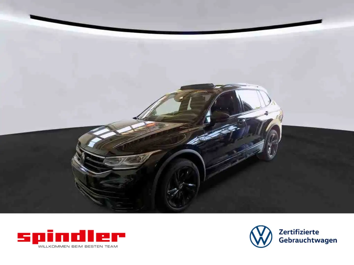 Volkswagen Tiguan Allspace R-Line 2.0TSI 4M DSG / Pano, AHK Schwarz - 1