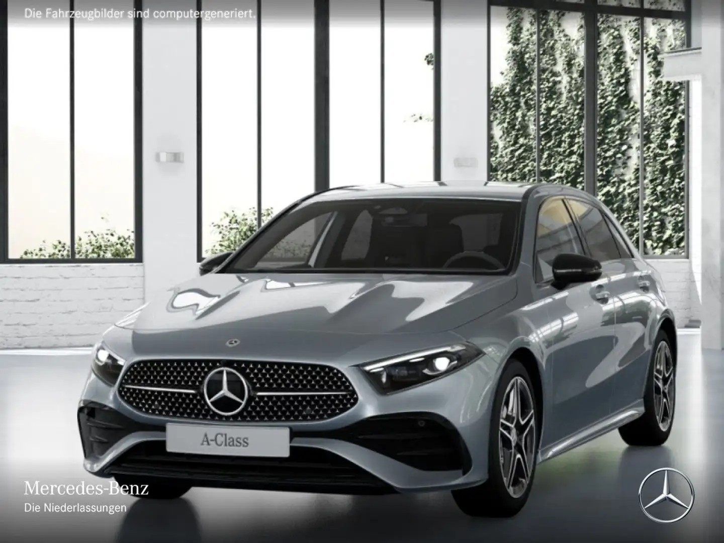 Mercedes-Benz A 180 AMG+NIGHT+MULTIBEAM+KAMERA+TOTW+KEYLESS+7G Silber - 2