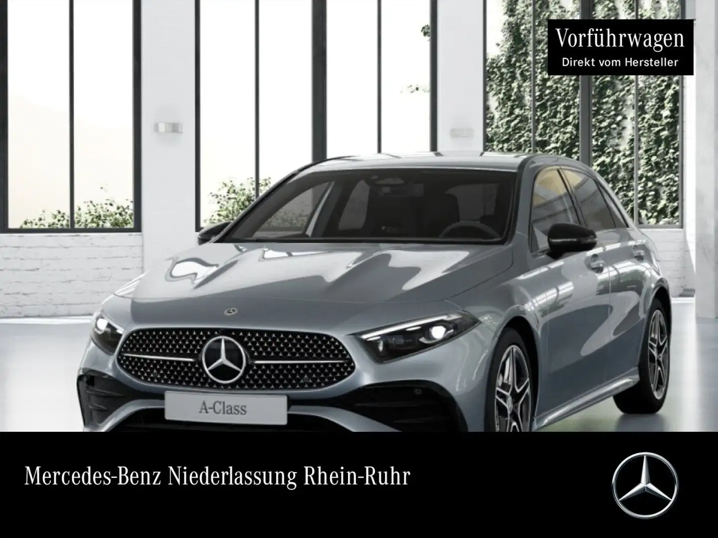 Mercedes-Benz A 180 AMG+NIGHT+MULTIBEAM+KAMERA+TOTW+KEYLESS+7G Silber - 1