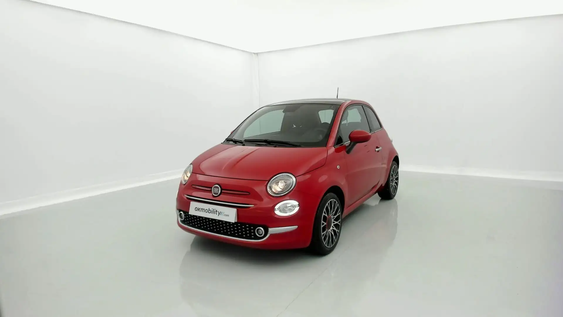 Fiat 500 1.0 Hybrid Red 52kW Rood - 1
