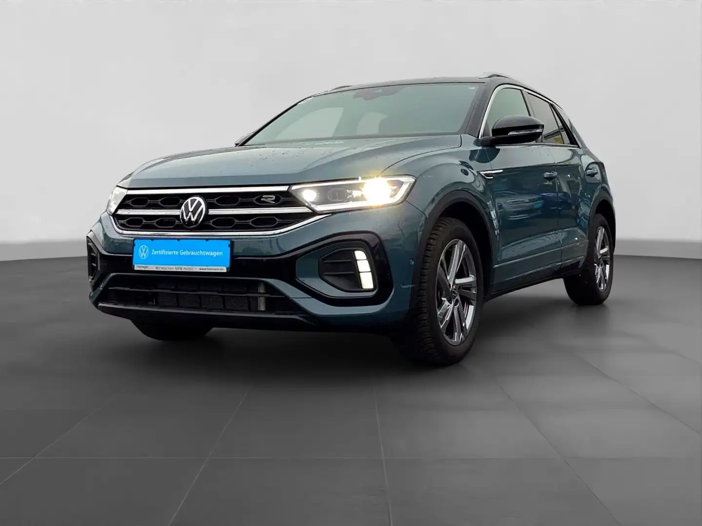 Volkswagen T-Roc 1.5 TSI DSG R-LINE AHK KAMERA NAVI PRIVACY Blau - 2