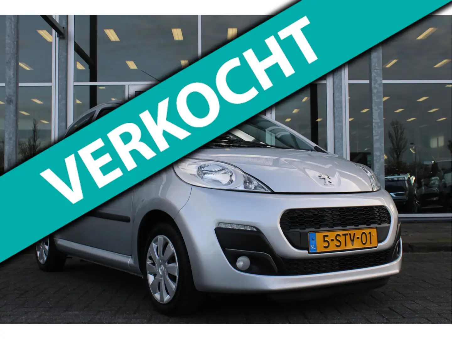 Peugeot 107 1.0 Active Automaat | ORG. NL | 5-Drs | Airconditi Gris - 1