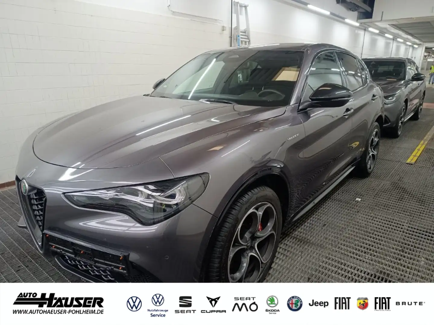 Alfa Romeo Stelvio Veloce 2.2 Diesel AT8 Q4 EL. HECKKL. HARMAN-KARDON Grau - 1