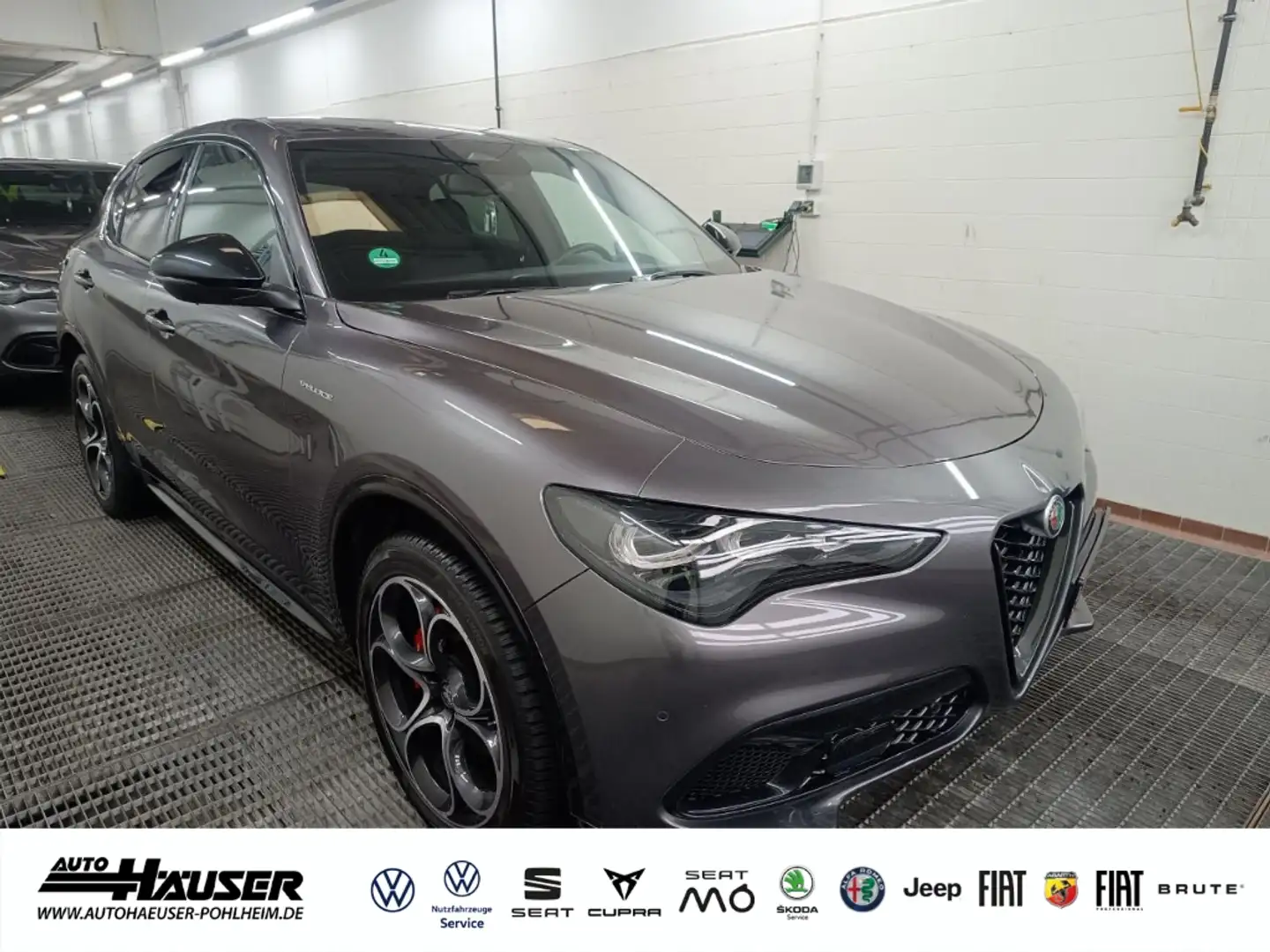 Alfa Romeo Stelvio Veloce 2.2 Diesel AT8 Q4 EL. HECKKL. HARMAN-KARDON Grau - 2