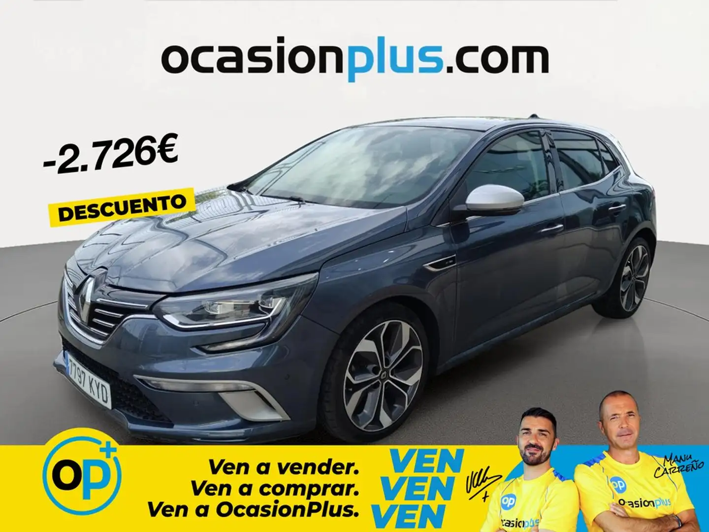 Renault Megane 1.3 TCe GPF GT Line EDC 117kW Gris - 1