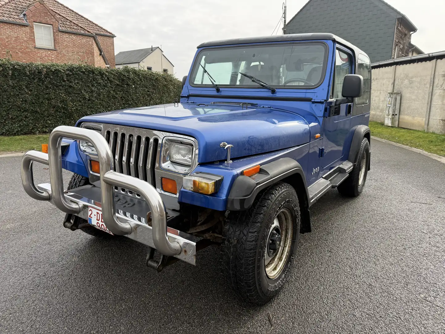 Jeep Wrangler 2.5i + LPG ok 2028 / 1995 OLDTIMER Utilitaire! Blau - 1