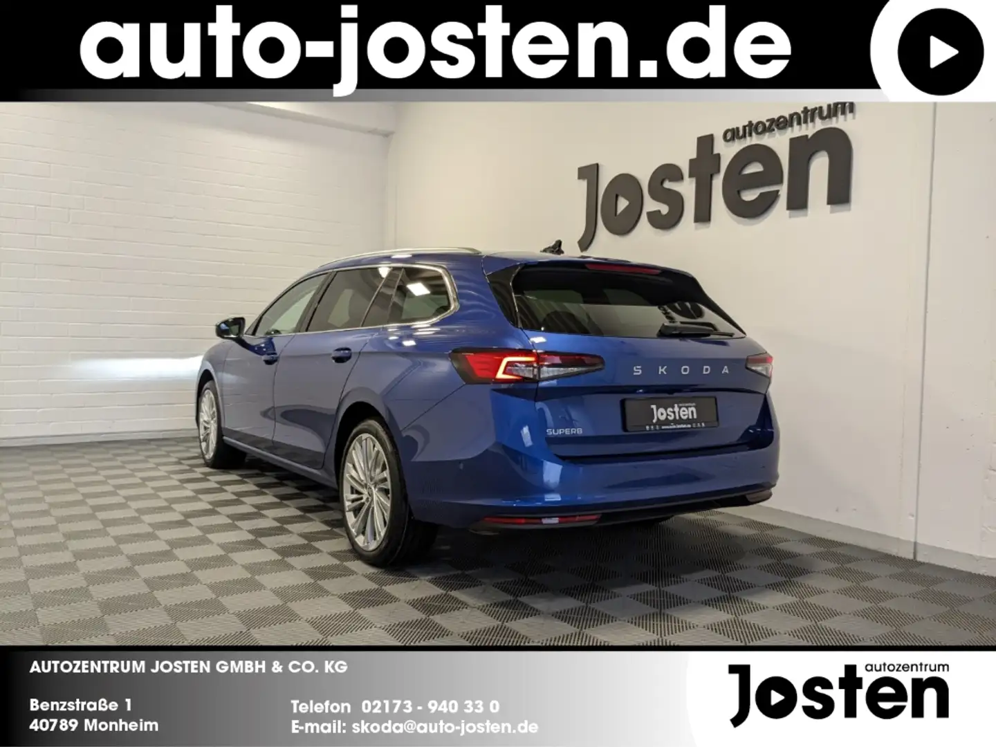Skoda Superb Combi Selection 1.5eTSI AHK Canton 360 ACC Navi Azul - 2