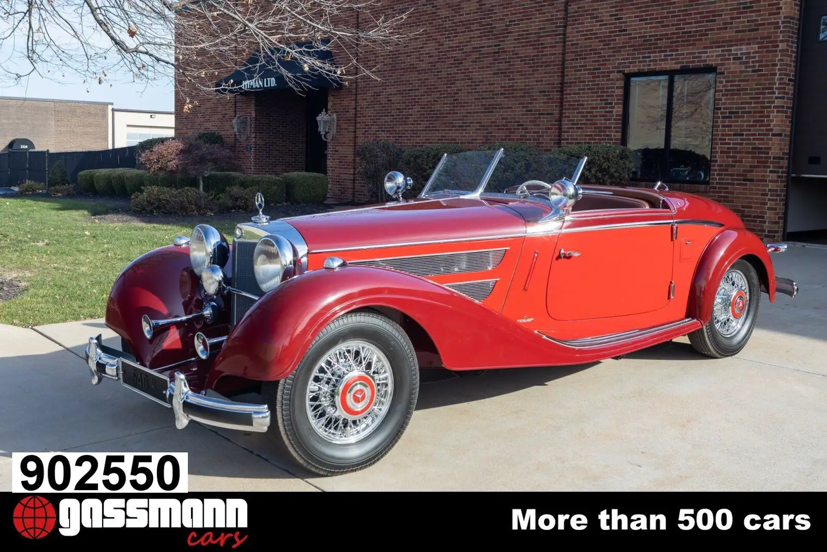 Mercedes-Benz 540 K Special Roadster Kırmızı - 1