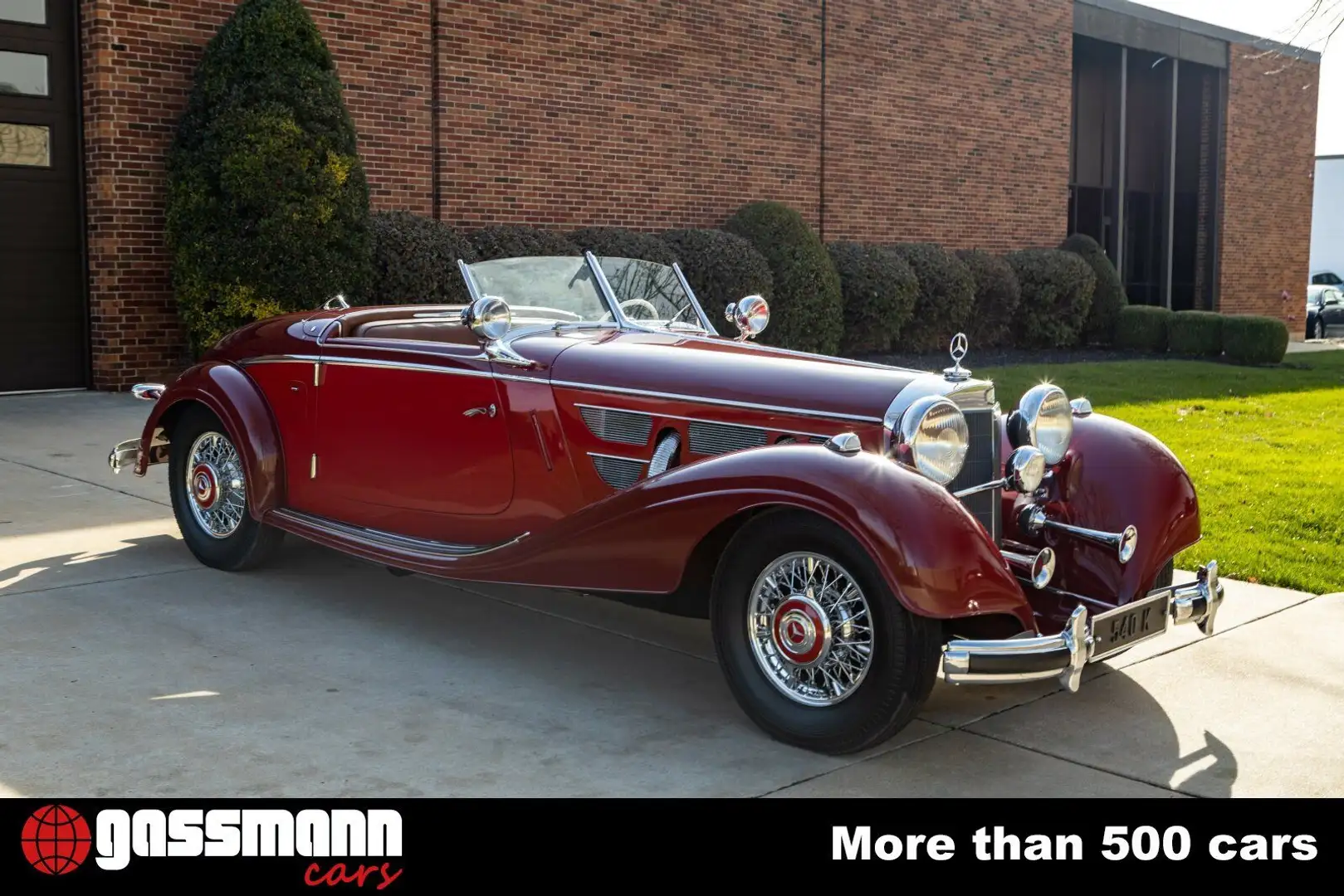 Mercedes-Benz 540 K Special Roadster Kırmızı - 2