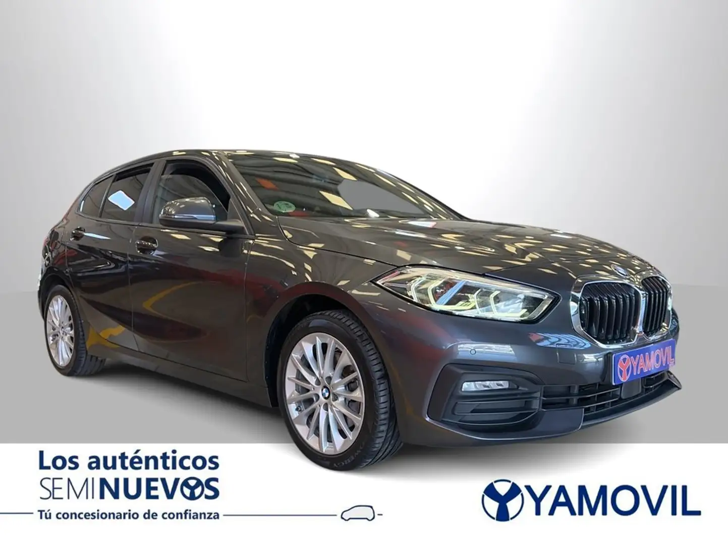 BMW 118 118dA Business Gris - 2