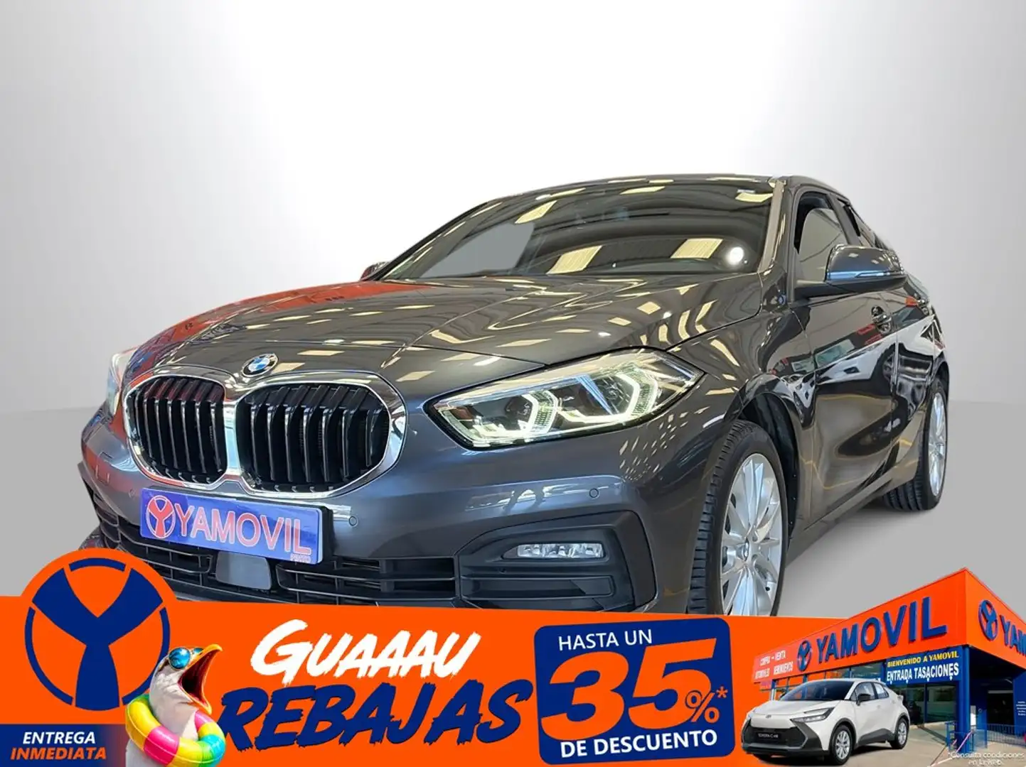 BMW 118 118dA Business Gris - 1