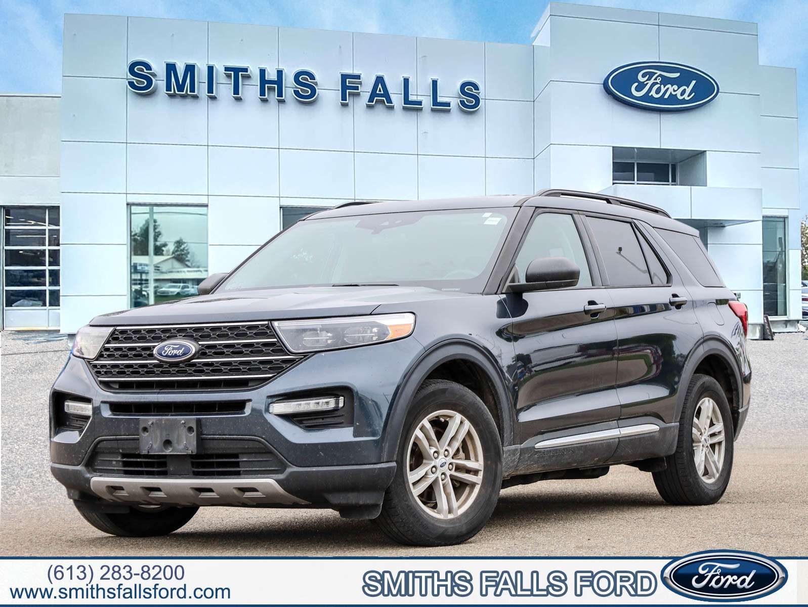 Blue 2022 Ford Explorer SUV / Crossover All-Wheel Drive Automatic