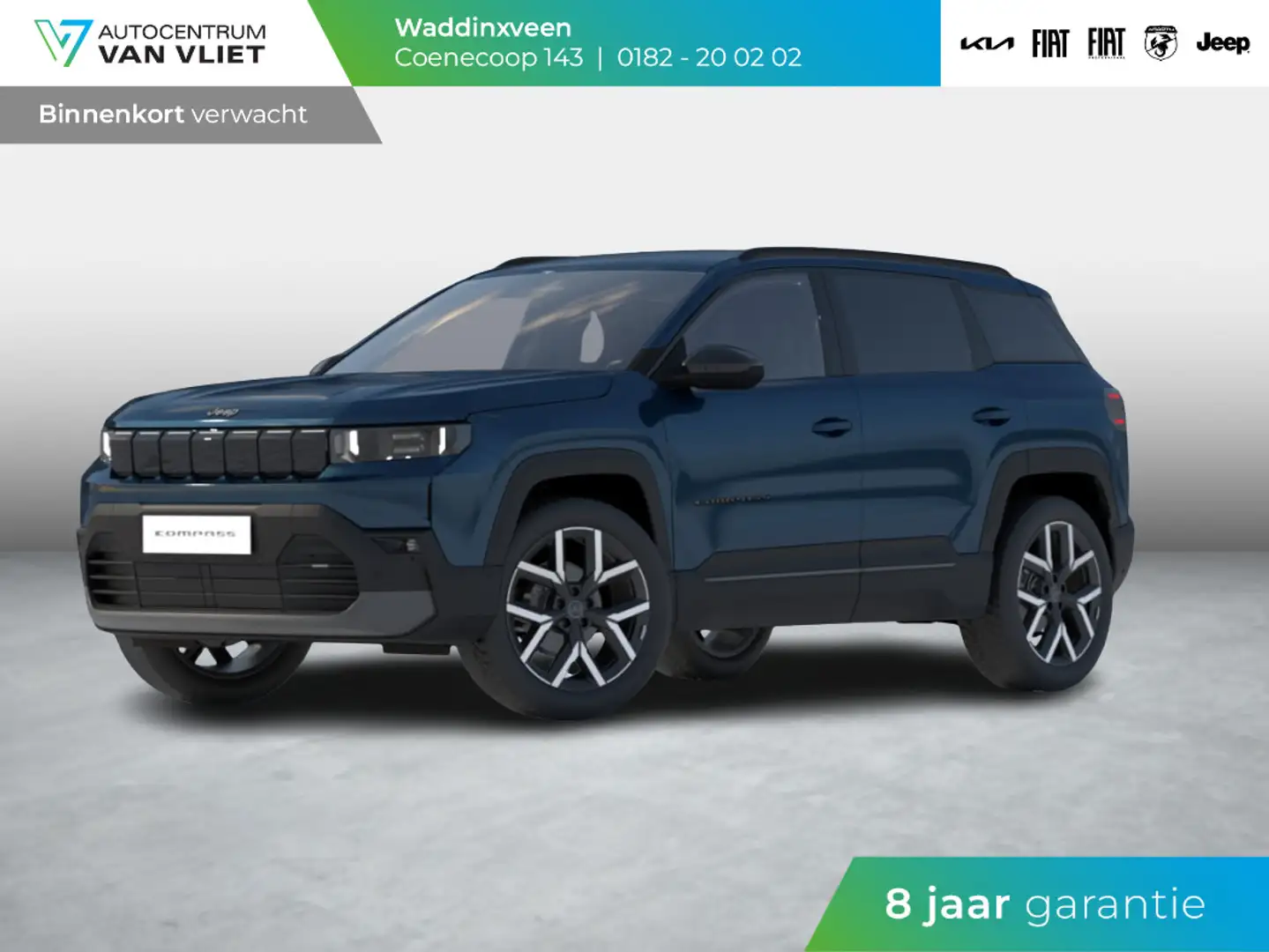 Jeep Compass First Edition 74 kWh | Adapt. Cruise | Camera | Ca Blauw - 1