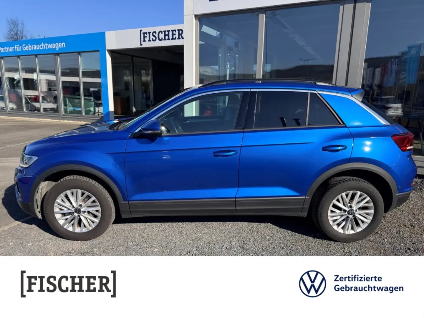 Volkswagen T-Roc 1.5TSI Life Navi LED DAB APP connect Blauw - 1