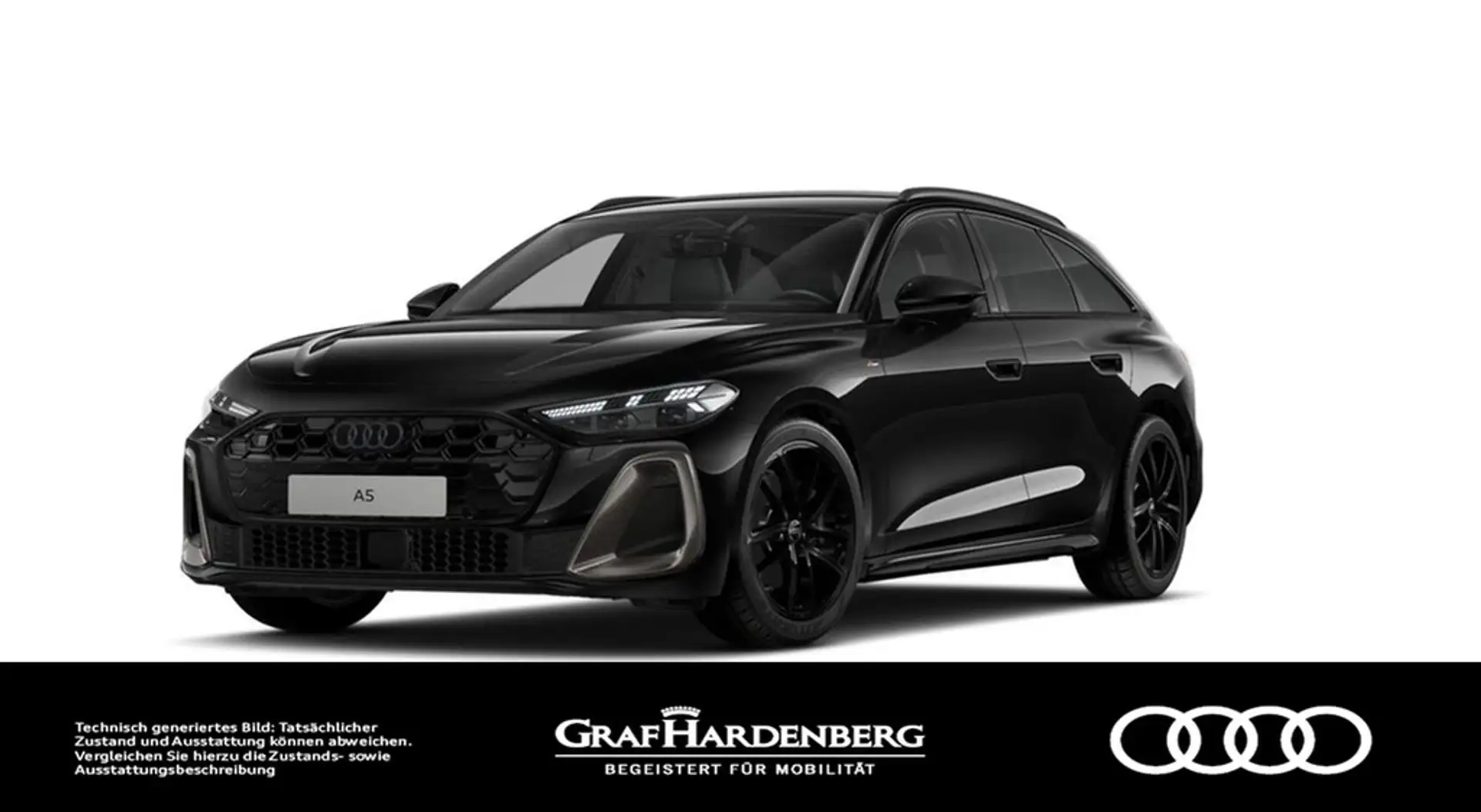 Audi A5 Avant TFSI quattro S line Matrix Navi B&O HuD Schwarz - 1