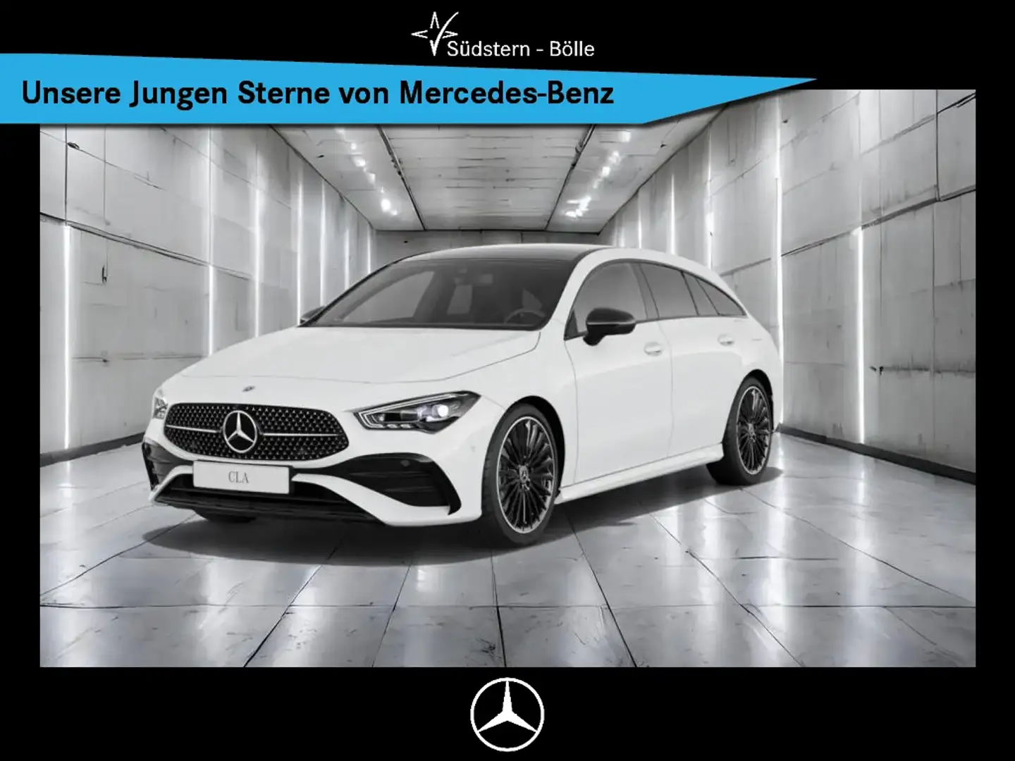 Mercedes-Benz CLA 220 d SB AMG-PREM.+PANO+BURM.+MEM.+TOTW.+KAM Weiß - 1