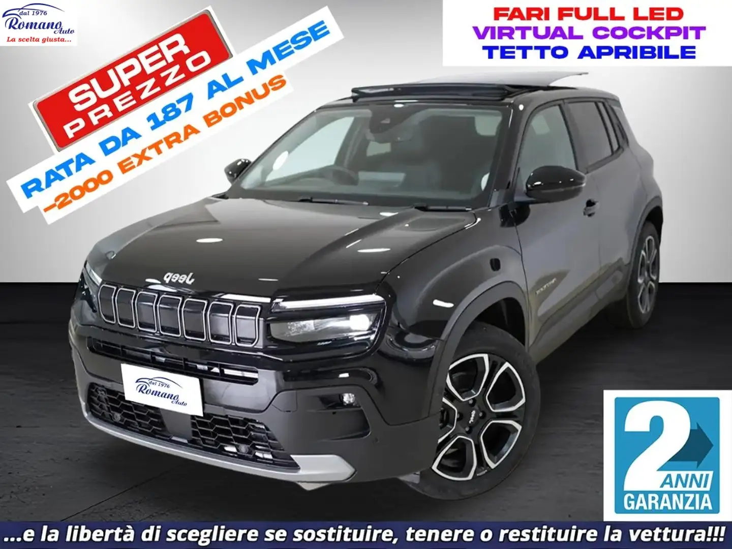 Jeep Avenger 1.2 Turbo Summit Nero - 1