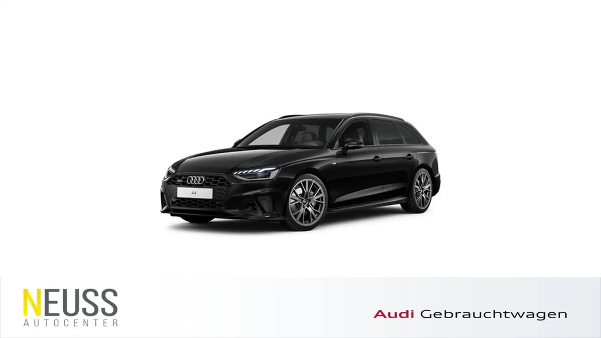 Audi A4 Avant 40 TFSI quattro S line MATRIX+BLACK+360° Schwarz - 1