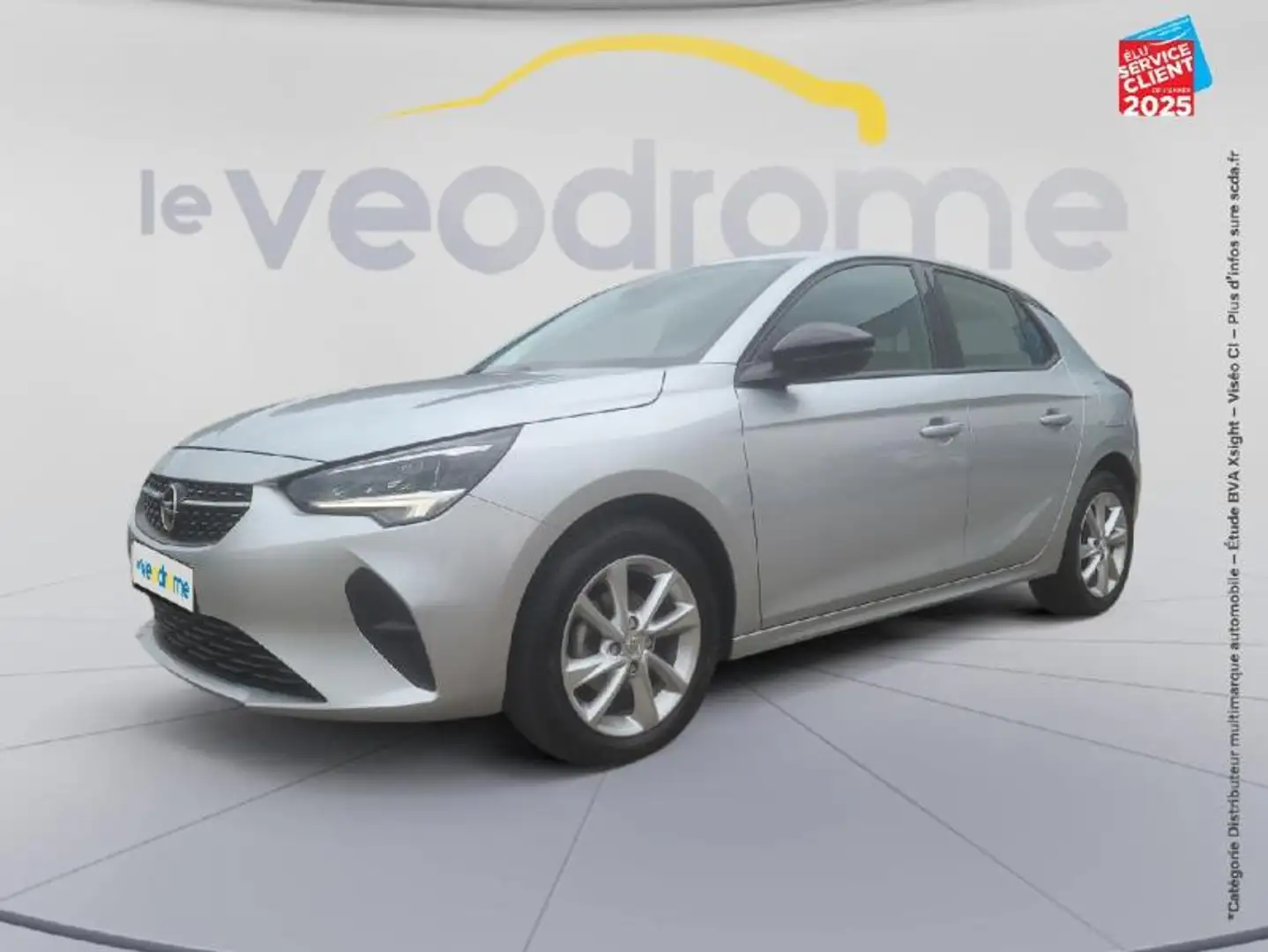 Opel Corsa-e 1.2 75ch Elegance Business GPS Radar AR Carplay Gris - 1