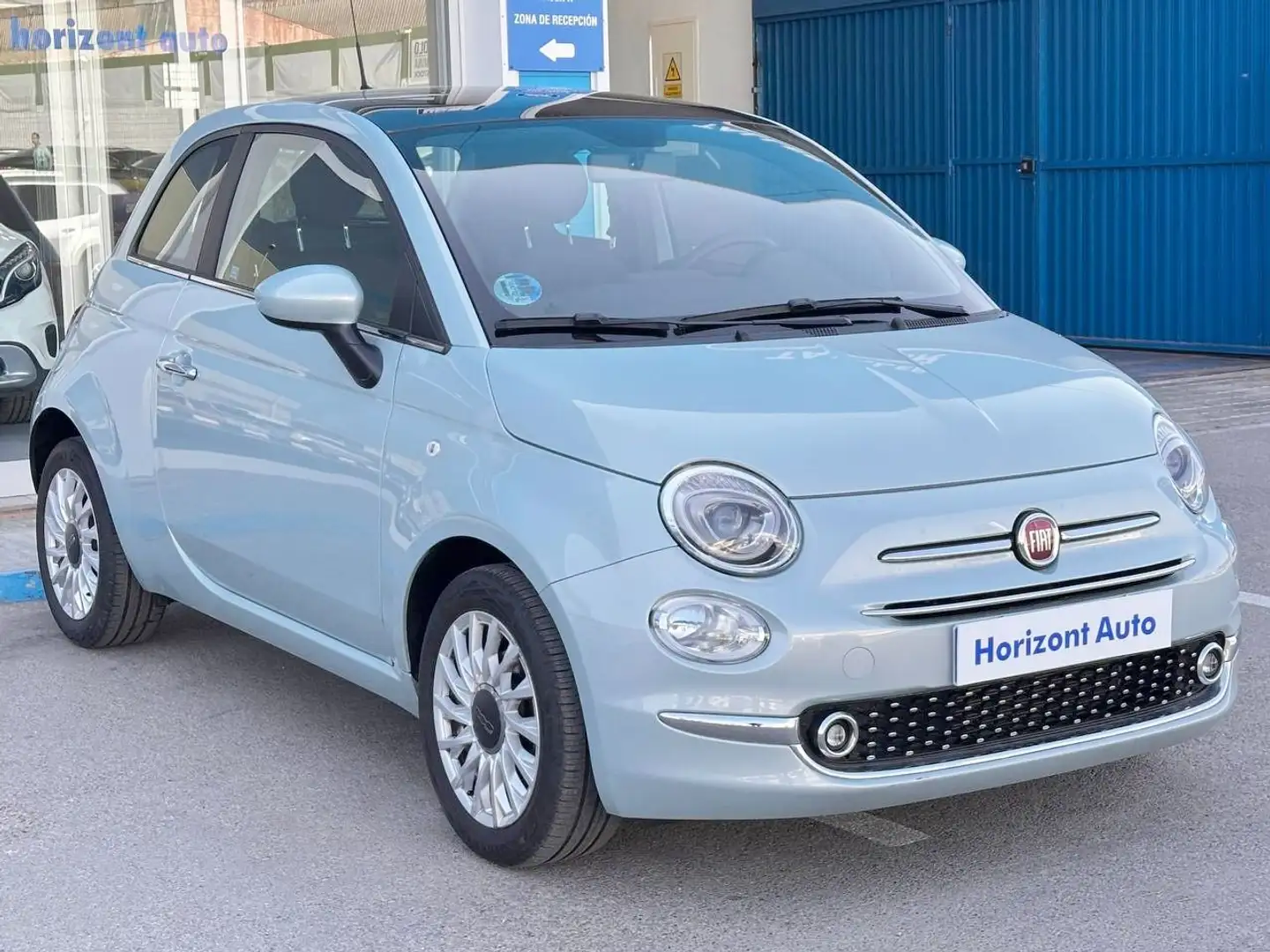 Fiat 500 Hybrid Blau - 1
