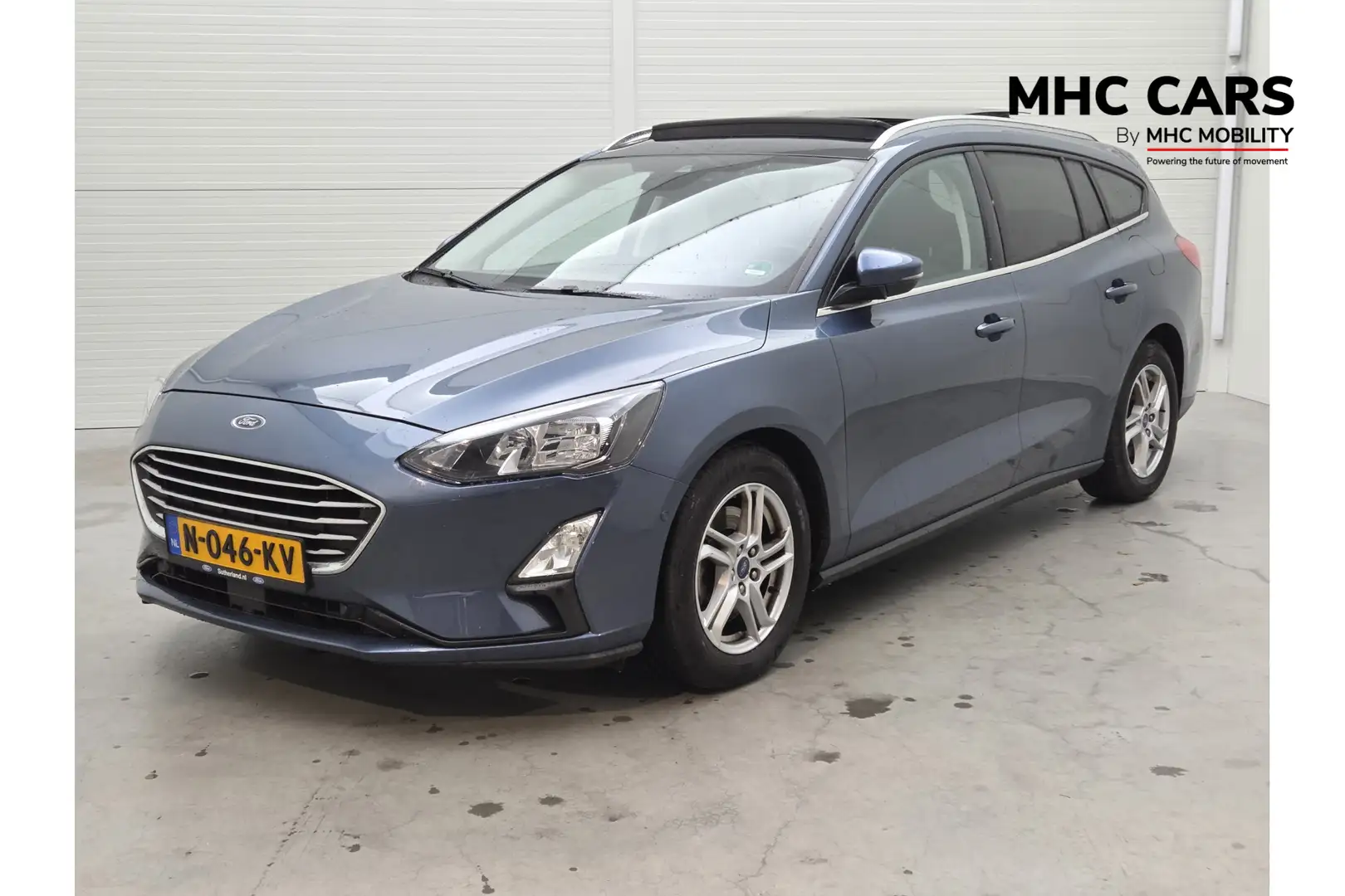 Ford Focus Wagon 1.0 EcoBoost Hybrid Trend Edition Business | Blauw - 1