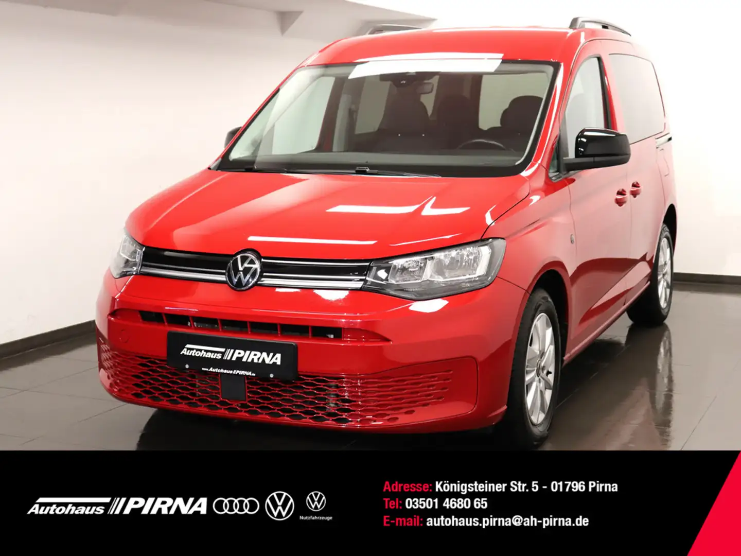Volkswagen Caddy 2.0 TDI Life NAVI AHK Rot - 1