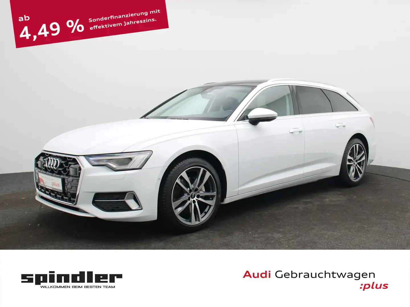 Audi A6 advanced 40 TDI quattro S-tronic / Pano Weiß - 1